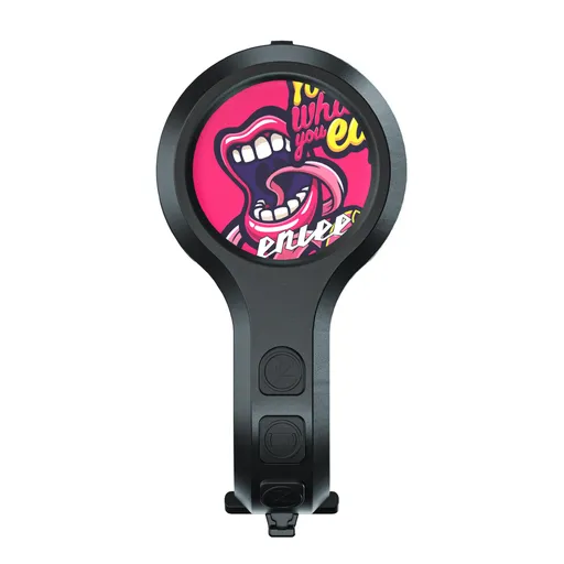 Black Style E Ultra-Loud Electric Bike Horn - 130dB USB Rechargeable, IPX6 Waterproof, Easy Mount Bicycle Safety Bell