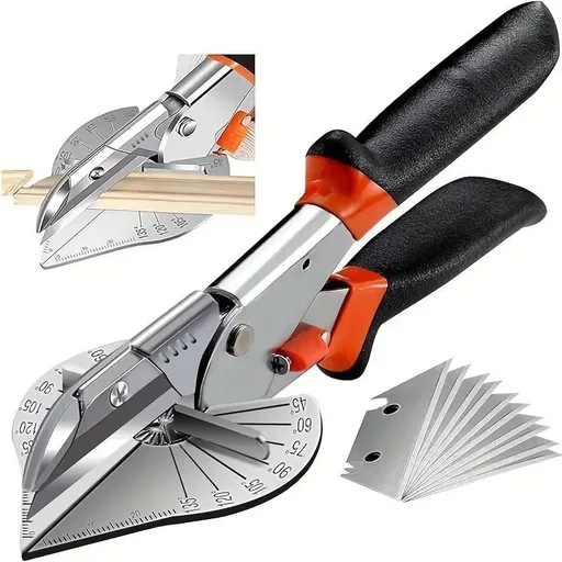 Multi-Angle Cutting Shear, Woodworking Precision Tool, 135-Degree Adjustable, Imported Steel, DIY & Trim Finishing Tool