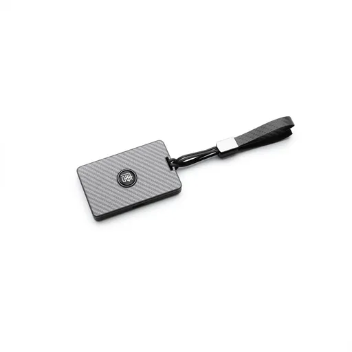 Fragrant Car Island Key Cover for BYD Tang Dmi. Bagged Type a card [carbon fiber black] lanyard