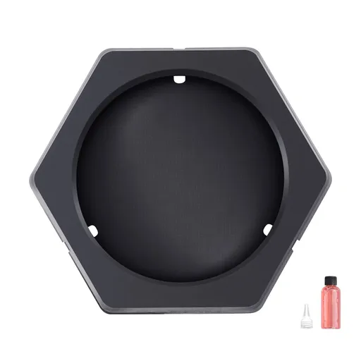 RV Leveling Pads, 4-Pack Rubber Trailer Jack Pads, Each with 5000 lbs Capacity, Jack Stabilizer Padding with Large Surface Area, Ideal for 10" Round Feet, 5th Wheels Class A/C Motorhomes Camper