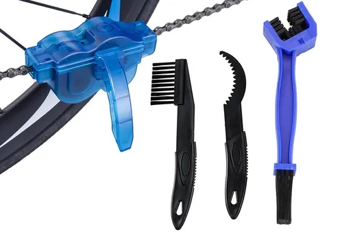 Bicycle Chain Cleaning Kit 360 Degree Rotating Brush Gear Scrubber Tool