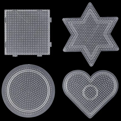 4 Pcs Bead Pegboard Fuse Beads for Kids Beads Pegboards Bead Board Template Fusion Beads Pegboards Beads Pegboard Mini
