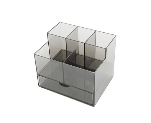 Makeup Organizer Drawer Type Large Capacity - Black