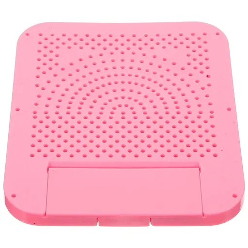 1Set Portable Pink Quilling Tool Board Made of Stainless Steel and ABS for DIY Use