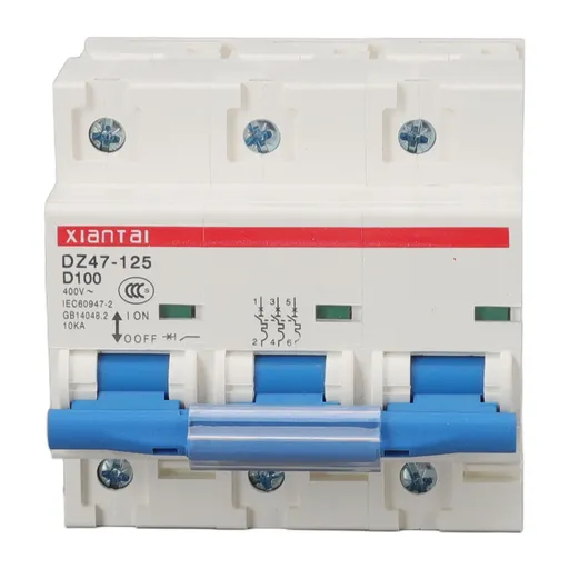 Mini Circuit Breaker 3P 100A 400V High Safety Overload Protection Miniature Circuit Breaker for Home Industry