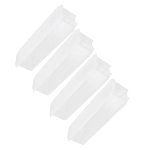 4-Pack Plastic Keeping Storage Boxes, Translucent PP Food Containers for Kitchen and Family Use