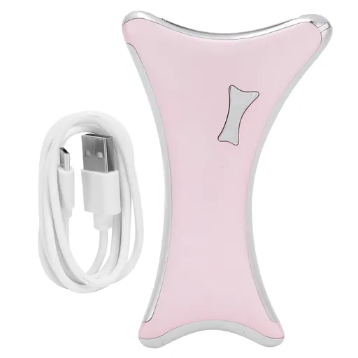 LED Electric Gua Sha Board USB Vibration Heating Scraping Massager Instrument Beauty ToolsPink