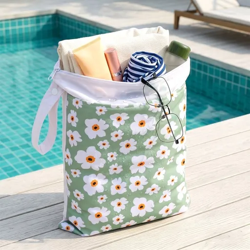 3Pcs Wet Dry Bags Spacious Inner Space Waterproof Wet Bag Portable and Easy To Clean for Baby Item Swimming Beach Travel