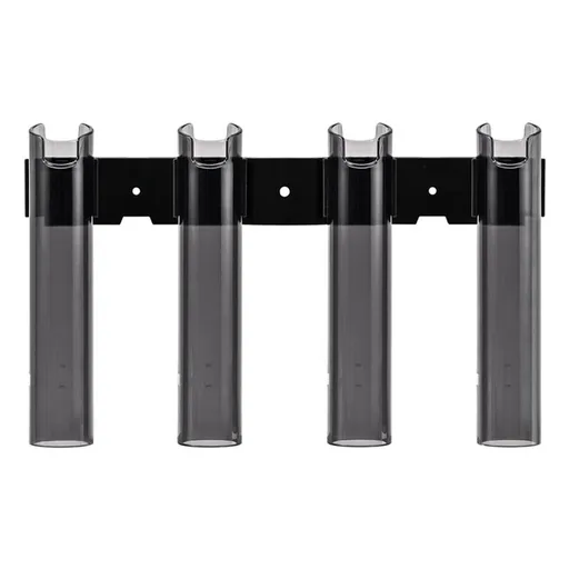 Fishing Rod Holder for Boat, Yacht, Garage Side Storage Tool, 4 Tube Rod Rack, Wall Mounted Fishing Pole Rod Holder