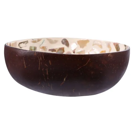 Natural Coconut Shell Bowl - 1Pc Multi-Purpose Storage Container for Candy, Nuts, Snacks Holder