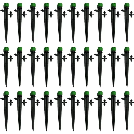 Adjustable Irrigation Misting Dripper 360-degree Sprinkler Drip Watering Tool - Green