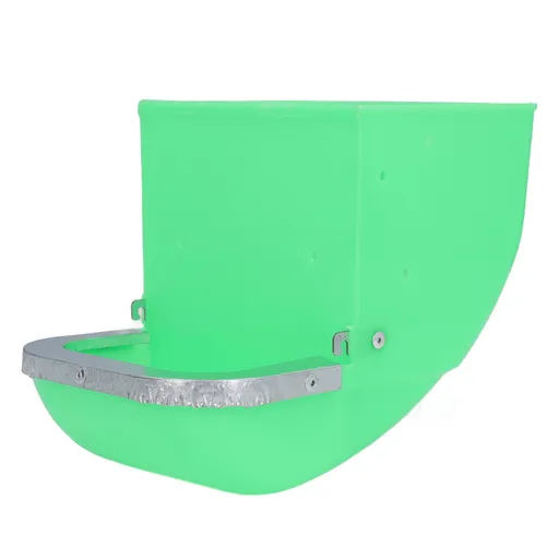 5PCS Small Animal Feeder Plastic Iron Spill Proof Large Capacity Rabbit Food Dispenser for Guinea Pigs Chinchillas Ferrets Green