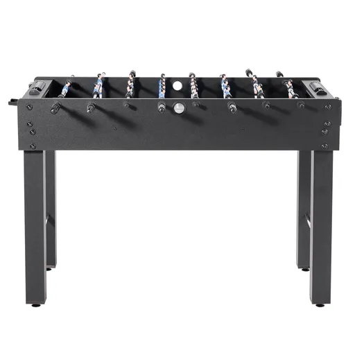 Foosball Table, 121 cm Standard Size Table, Indoor Full Size Foosball Tables for Home, Family, and Game Room, Durable Soccer Set, Includes 2 Balls, Score Keeper, and 2 Cup Holders
