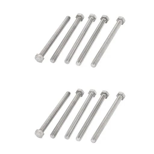 10pcs，100M cylindrical head hexagon socket bolt 304 stainless steel round head cup head screw M6 hexagon socket screw