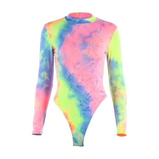 House Of Dasein Tie Dye Onesie Abdl Ddlg Clothing - Rainbow - M