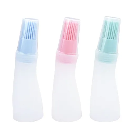 3 Pcs High Temperature Silicone Oil Bottle Brush Barbecue Baking Cake Brush Tool Kitchen Accessories