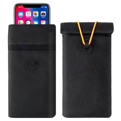 Case Wallet with Bag for Key Phone Card Holder with Pouch Signal Blocking GPS RFID NFC WIFI Cell Phone Protector