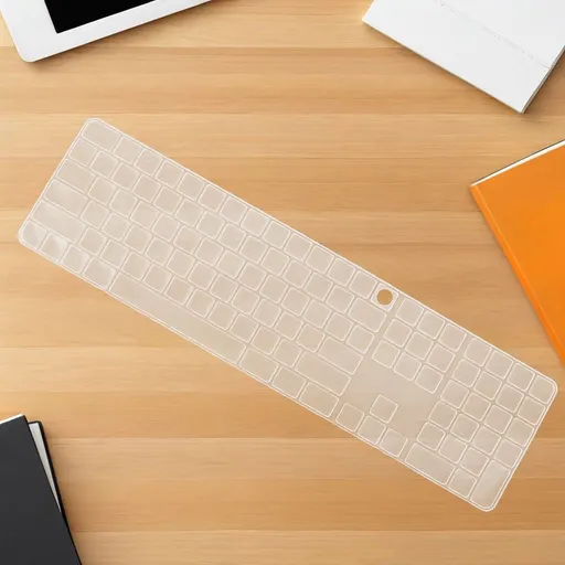 Gel Silicone Keyboard Skin for Long Nails with Durable Raised Key Protection and Smooth Typing