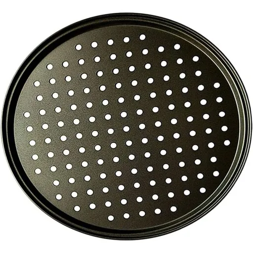 Pizza Punch Pan Carbon Steel Multi Purpose Perforated Oven Dish Non Stick Pizza Tray Pizza Trays Pastry, Pizza, Cake, Sandwiches, Sausage, Patties