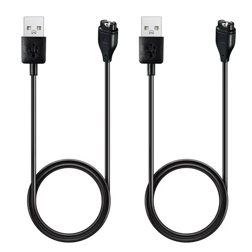 Charger for Garmin Vivosmart 5, Replacement Charging Cable Cord for Garmin Vivosmart 5 Smart Watch [2Pack, 3.3ft/1m]