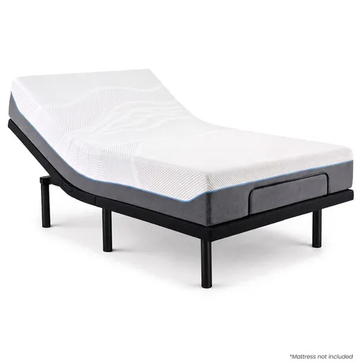 Therapedic Advance King Single Adjustable Bed Frame Base with Head Tilt, Massage, USB & Wireless Remote