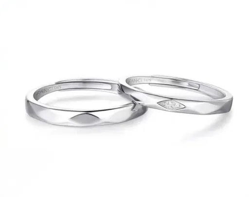 Fang qi Copper Mobius Ring for Couple Love Women's