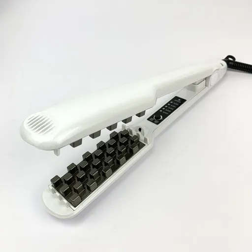 3D Grid Hair Crimper Ceramic Professional Hair Fluffy Corrugated Curler Flat Iron Corn Hair Splint Perm 5 Temperatures