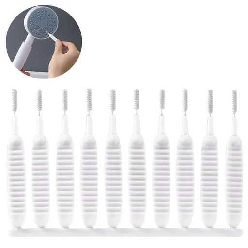 30Pcs Shower Nozzle Cleaning Brush Anti Clogging for Shower Head Cleaning Brush for Pore Clean with Non Slip Handle