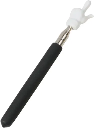 Teacher Pointer Sticks Finger,Pointer for Classroom,Telescoping Hand Pointer, Retractable Classroom Fingers Elementary School Kindergarten Teacher,Classroom Supplies (1 PCS, Black) Black 1 PCS