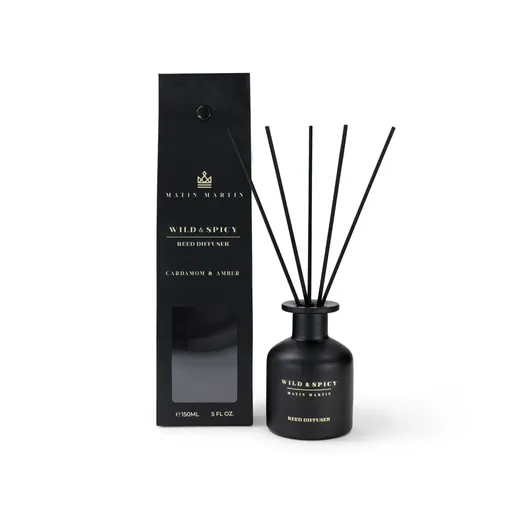 WILD & SPICY REED DIFFUSER - CARDAMOM & AMBER 150ML