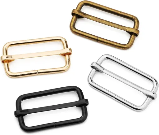 Metal Buckles Adjustable Slide for Purse Bag Hardware Making Supplies Backpack replacement Hardware Pin Strap Buckle