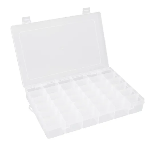 36 Grids Bead Organizer Box Tackle Box Organizers and Storage Rock Collection Box Washi Tape Organizer Box Organizer Plastic