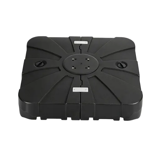 Instahut Outdoor Umbrella Base 2 Fillable 60kg Cantilever Umbrella Base with Wheels 84cm