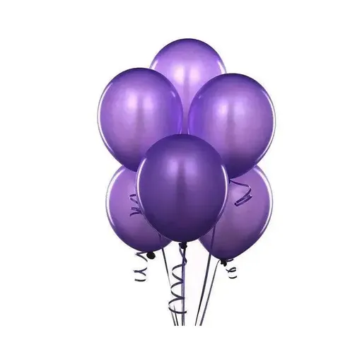 Latex Balloons 10 Inch for Birthday Party Wedding Event Decoration 10PCS Set - Dark Purple