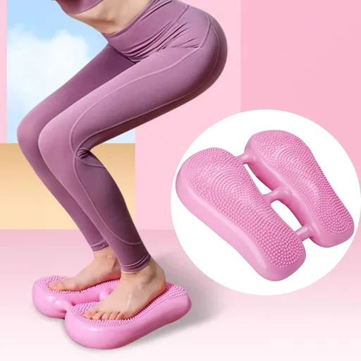 Balance Pad Foam Trainer Pad Soundproof Stepping Balanced Cushion for Sports Yoga Gym Fitness(Pink)