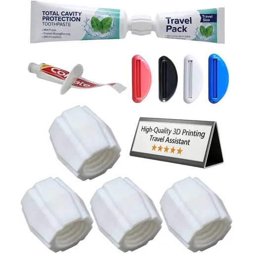 Toothpaste Refill Adapter Travel Size Transfer Tube Filler Connector Tool Reusable Squeezer Refillable Saver Dispenser Cap Head Topper Replaceable Core Compatible