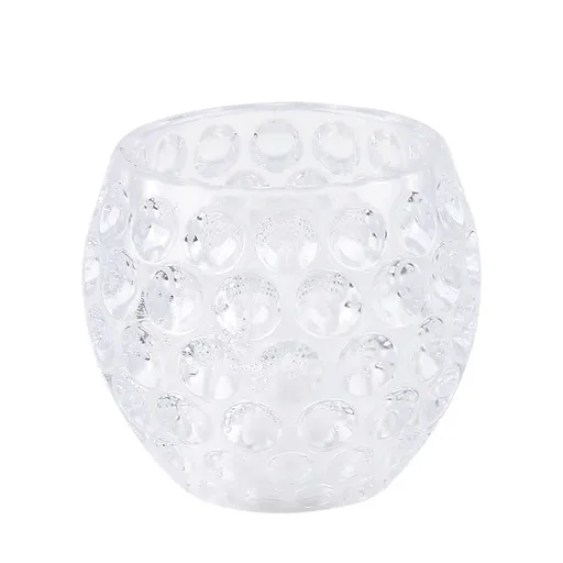 Wedding Decor Glass Clear Votive Candle Holders for Table Centerpieces Circular Tea Light Holders for Home Dinner Party Decor