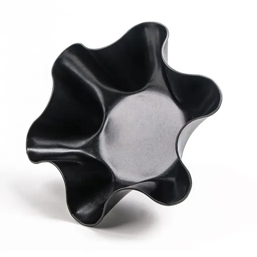 Kitchen Tortilla Bowl Maker, Non-Stick Carbon Steel,Nonstick Tortilla Bowl Bakers/Makers, 1-Pack, Black