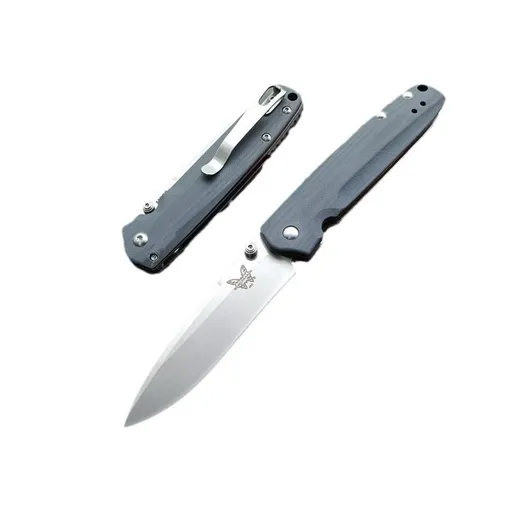 Pocket Folding Knife- Button Lock Knife with Thumb Stud Opener for, Blade Aluminum Handle, Utility Knife for Men Women