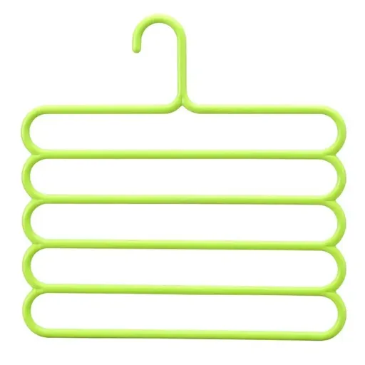 3PCS Multi functional five layer storage tool, creative anti slip pants rack, organizing rack, pants clip, household adult clothing rack