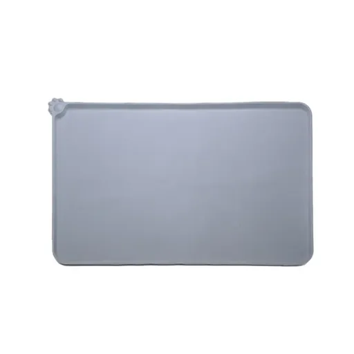 Silicone Pet Mat Spill-Proof Easy to Clean Mat for Pets Dog Food Placemat - 55x38cm