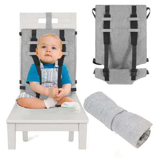 Travel High Chairs for Babies - Portable High Chair for Travel Baby Essentials - Baby Travel Gear, Travel Booster Seat for Table