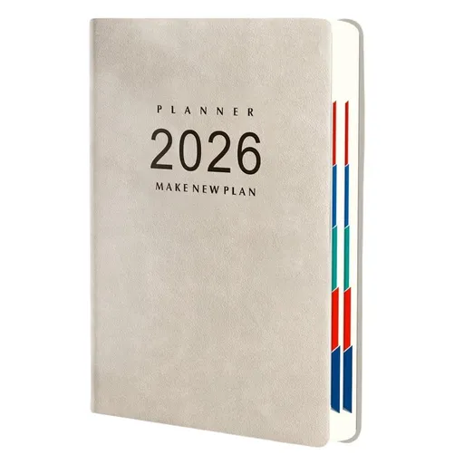 Professional 2026 Academic Planner Full Year Daily Planner with 360 Pages Dated For Schedules Task Plans Management