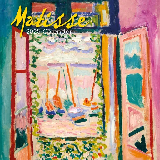 Matisse - 2025 Square Wall Calendar Arts 16 Months Premium Planner Gift