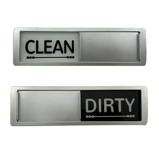 Advanced Dishwasher Magnet Clean and Dirty Sign Indicator for Dishwasher Scratch Frees Easy to Read Solid Slide for Replacing Signs