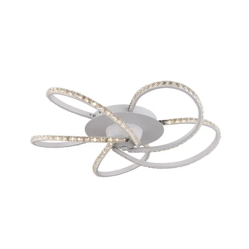 Irie Dimmable 5 Lights LED Ceiling Light - White