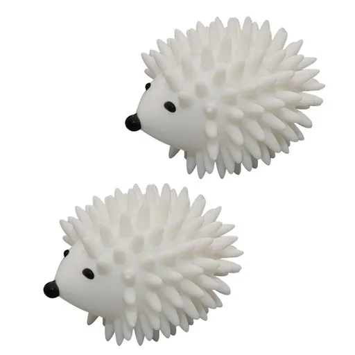 2 pcs Dryer Balls Reusable Dryer Porcupine Ball for Dryer Machine Anti Static Soft Laundry Washing Balls (White)
