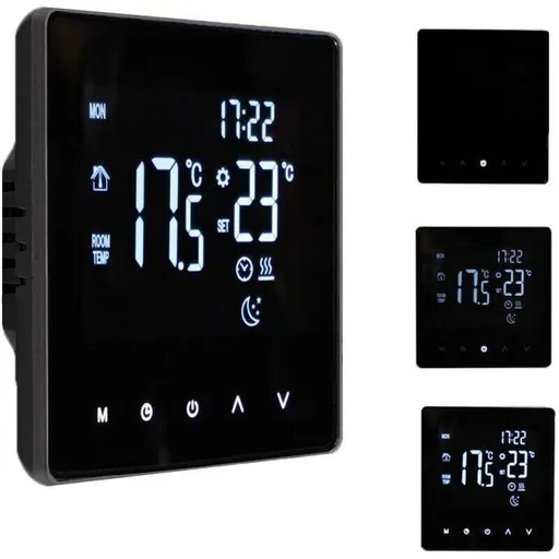 Smart Thermostat Touch Screen LCD Display Weekly Programmable for Electric Heating Floor Heating Thermostats