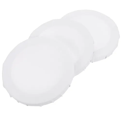 3-Pack White Round Painting Boards, Blank Art Panels for Acrylic, Oil, Watercolor and Mixed Media Painting