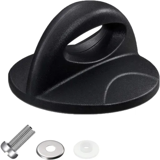 Pot Lid Handle , Kitchen Supplies, Pot Lid Replacement Knob for Rival Replacement Parts Pan Lid Hoding Handle Replacement Compatible with Kitchen Cookware Casserole Glass Saucepan Black
